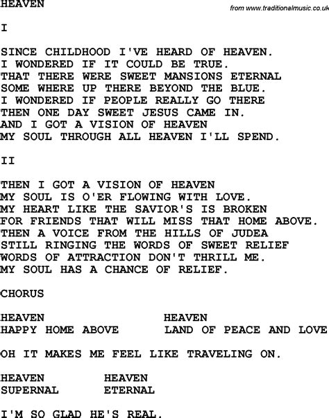 heaven song|Heaven .